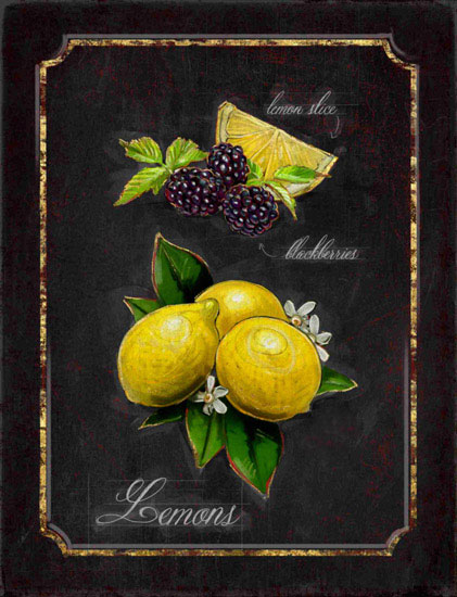 Compatible Nature morte Jahrriesnge  for mulberries-lemon-lpf00445 