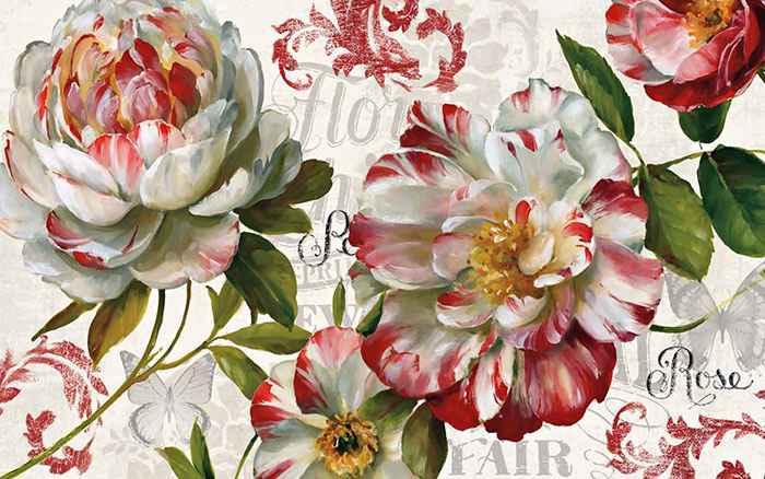 Compatible Floral Jahrriesnge  for flowers-lpf06678 