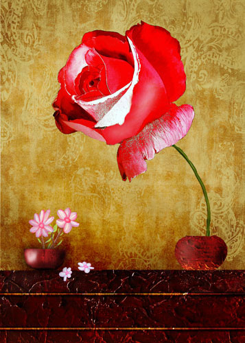 Compatible Floral Jahrriesnge  for flowers-lpf07571 