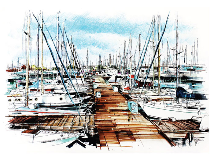 Compatible Paysage Jahrriesnge  for boats lpf08231 