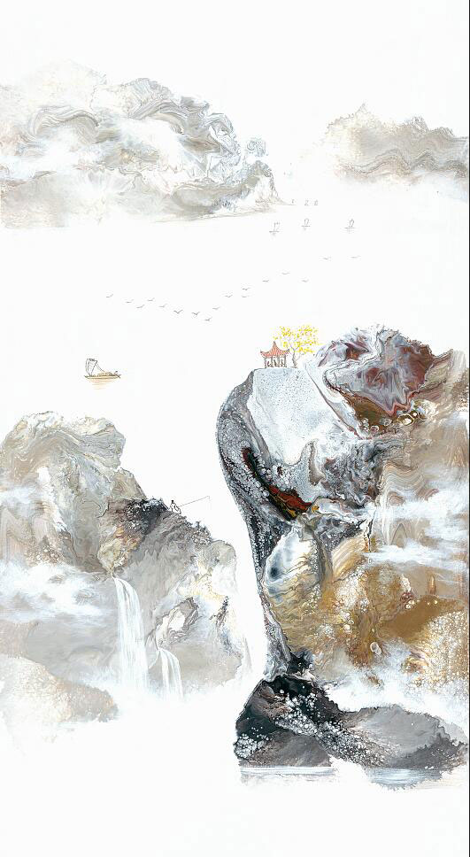 Compatible Paysage JAHRRIESNGE  for waterfall lpf09571 