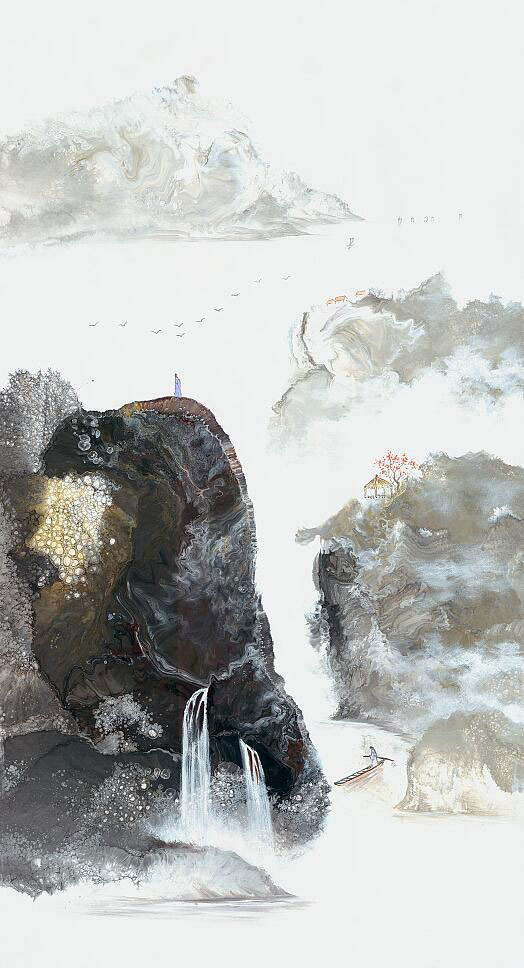 Compatible Paysage JAHRRIESNGE  for waterfall lpf09574 