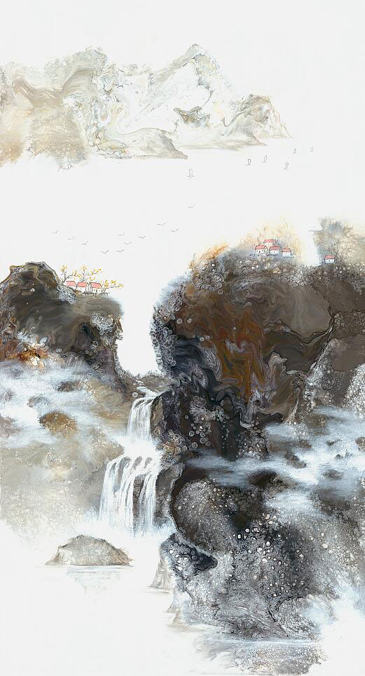 Compatible Paysage JAHRRIESNGE  for waterfall lpf09575 