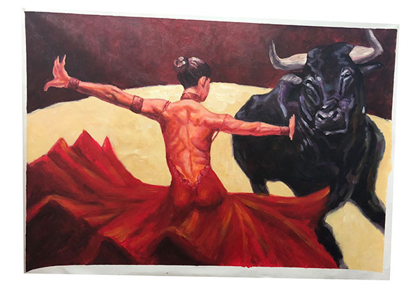 Compatible Peinture à l'huile Jahrriesnge  for beauty-ox-lpg0120 