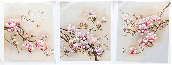 Compatible Peinture à l'huile Jahrriesnge  for fruit-lpg413 