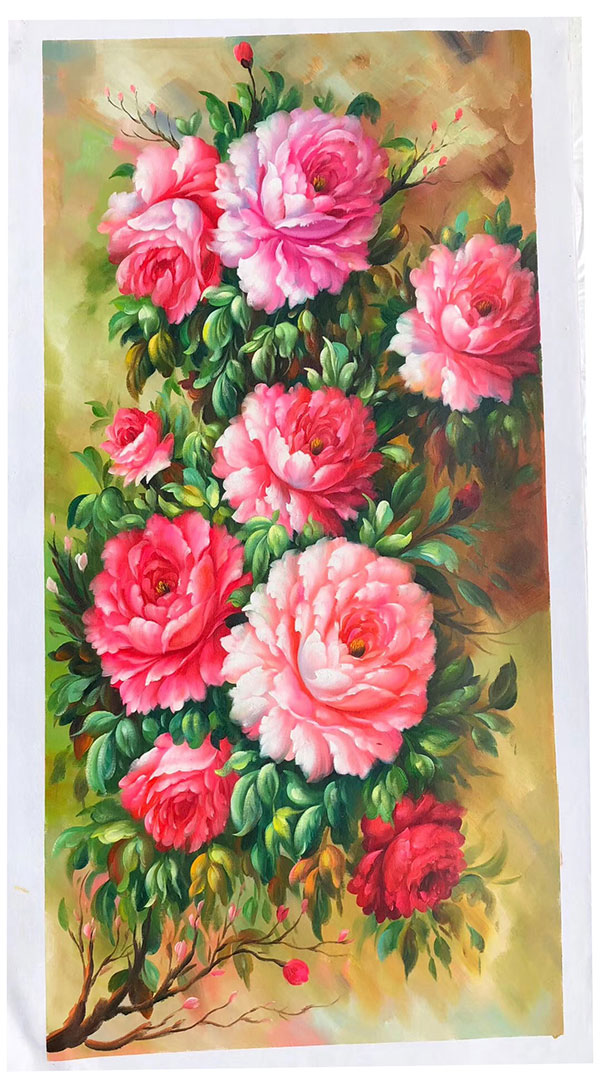 Compatible Nature morte Jahrriesnge  for peony-flower-lpg0859 