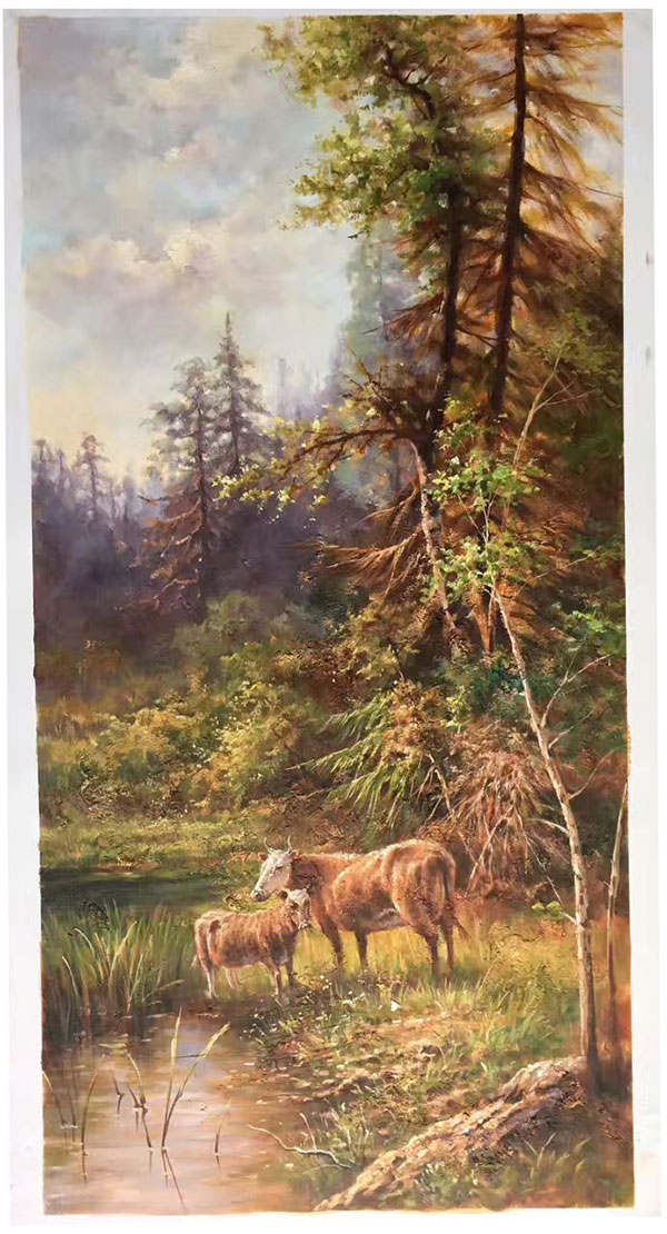 Compatible Paysage JAHRRIESNGE  for cow-and-calf-lpg1321 