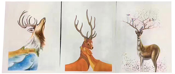 Compatible Animaux Jahrriesnge  for mixed-deers-lpg1332 