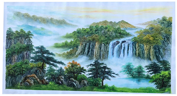 Compatible Paysage JAHRRIESNGE  for waterfall-lpg1837 