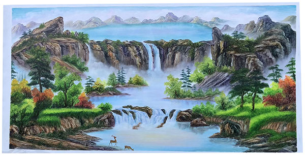 Compatible Paysage JAHRRIESNGE  for waterfall-lpg1841 