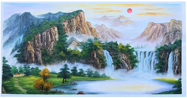 Compatible Paysage JAHRRIESNGE  for waterfall-lpg1843 